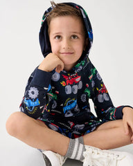 Monster Truck Madness Pullover Hoodie