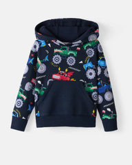 Monster Truck Madness Pullover Hoodie