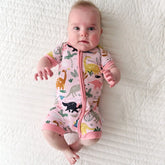Pink Jurassic Jungle Shorty Zippy
