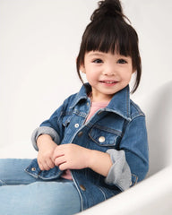 Midwash Blue Denim Trucker Jacket