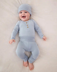 Light Fog Henley Bodysuit