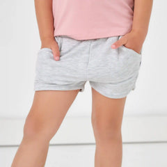 Light Heather Gray Dolphin Shorts