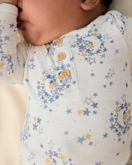 Lullaby Sky Henley Bodysuit