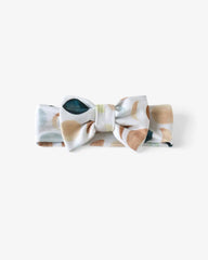 Luna Neutral Luxe Bow Headband