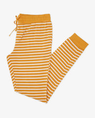 Marigold Stripe Women's Pajama Pants
