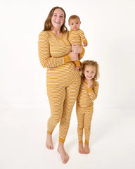 Marigold Stripe Women's Pajama Pants
