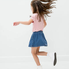 Midwash Blue Denim Skort