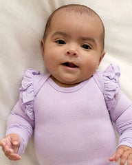 Misty Lavender Flutter Bodysuit