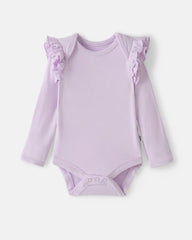 Misty Lavender Flutter Bodysuit