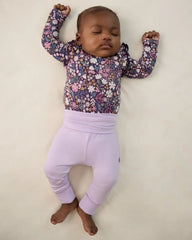 Misty Lavender Fold Over Legging