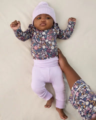 Midnight Petals Flutter Bodysuit