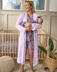 Midnight Petals Women's Pajama Set