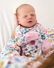 Tiny Blooms Crescent Zippy