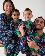 Monster Truck Madness Men's Long Sleeve Pajama Top