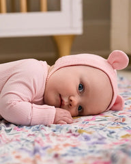 Prima Pink Bear Bonnet
