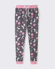 Pink To the Moon & Back Women's Pajama Pants
