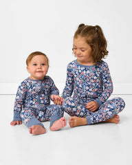 Petite Petals Two-Piece Pajama Set
