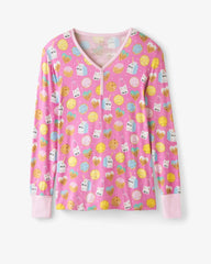 Pink Cookies & Milk Women's Pajama Top