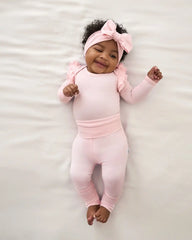 Prima Pink Fold Over Legging