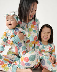 Positive Vibes Women's Long Sleeve Pajama Top