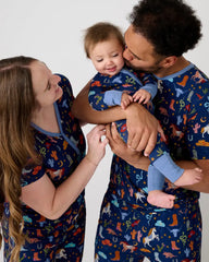 Blue Rancher Roundup Women's Short Sleeve Pajama Top