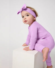 Soft Wisteria Luxe Bow Headband