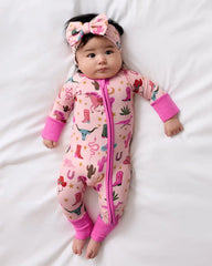 Pink Rancher Roundup Luxe Bow Headband