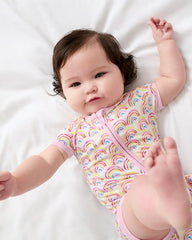 Pastel Rainbows Shorty Zippy