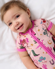 Pink Rancher Roundup Shorty Zippy