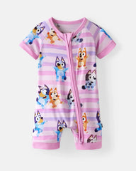 Bluey Dance All Day Pink Shorty Zippy