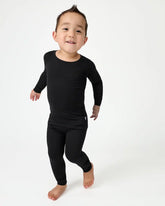 Black Two-Piece Pajama Set