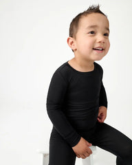 Black Two-Piece Pajama Set