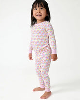 Pastel Rainbows Two-Piece Pajama Set