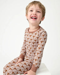 Rust Rainbows Two-Piece Pajama Set