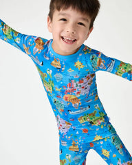 Around The World Two-Piece Pajama Set