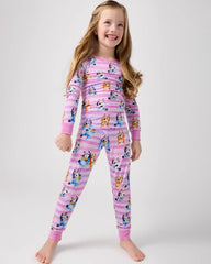 Bluey Dance All Day Pink Two-Piece Pajama Set