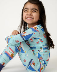 Nautical Paws Two-Piece Pajama Set