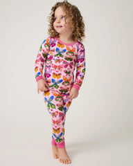 Flutter Garden Two-Piece Pajama Set