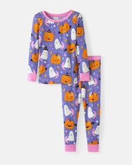 Moonlit Magic Purple Two-Piece Pajama Set