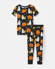 Moonlit Magic Two-Piece Short Sleeve Pajama Set
