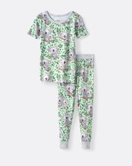 Koala Cuddles Two-Piece Short Sleeve & Pants Pajama Set