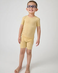 Sunglow Two-Piece Short Sleeve & Shorts Pajama Set
