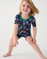 Monster Truck Madness Two-Piece Short Sleeve & Shorts Pajama Set