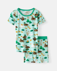 Puddle Jumpers Two-Piece Short Sleeve & Shorts Pajama Set