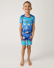 Underwater Discovery Two-Piece Short Sleeve & Shorts Pajama Set