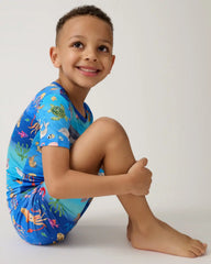 Underwater Discovery Two-Piece Short Sleeve & Shorts Pajama Set