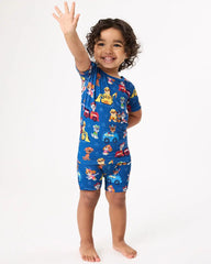PAW Patrol Adventure Bay Heroes Two-Piece Short Sleeve & Shorts Pajama Set