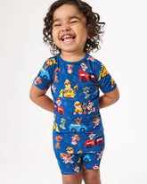 PAW Patrol Adventure Bay Heroes Two-Piece Short Sleeve & Shorts Pajama Set
