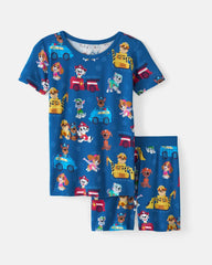PAW Patrol Adventure Bay Heroes Two-Piece Short Sleeve & Shorts Pajama Set