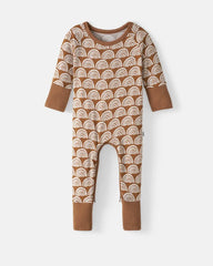 Rust Rainbows Crescent Zippy